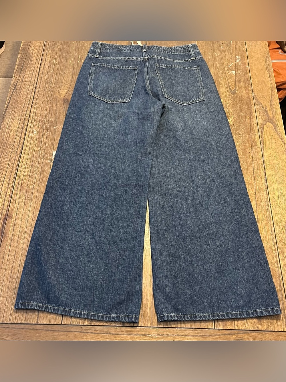 Banana Republic Slouch Straight Wide Leg Blue Jeans Womens 30 Petite - Picture 8 of 8